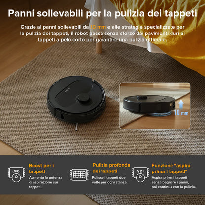 MaxClean - Robot aspirapolvere 3 in 1 | Ultra Tecnologia 6D
