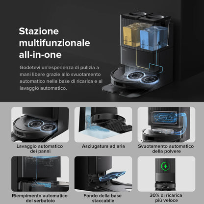 MaxClean - Robot aspirapolvere 3 in 1 | Ultra Tecnologia 6D